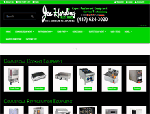 Tablet Screenshot of joeharding.com